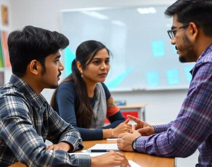 Indian students learning online